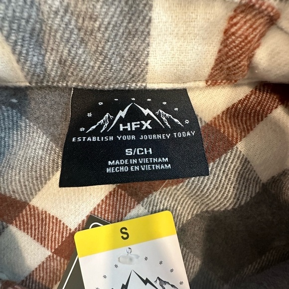 HFX plaid button down shirt jacket - Picture 9 of 9